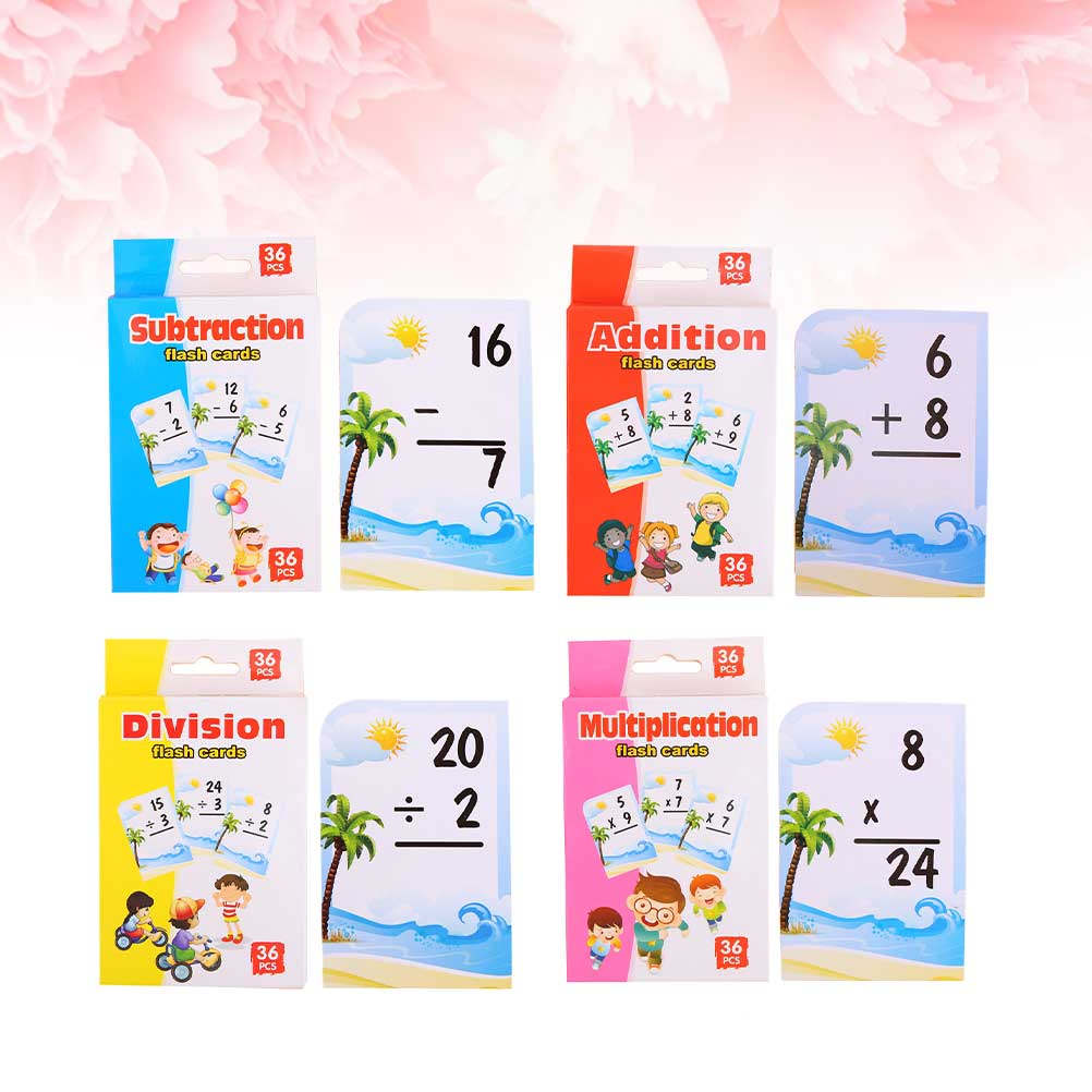 Game Educational For Kids Free - 4 cajas de tarjetas de estudio