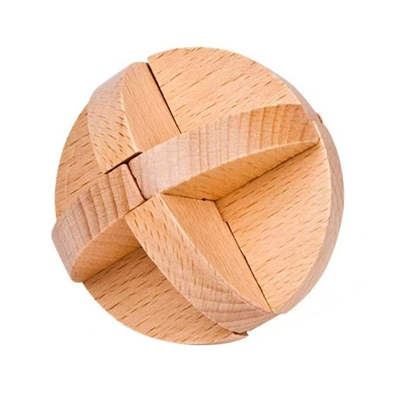 Game Educational For Kids Free - Rompecabezas clásico de madera Lu Ban