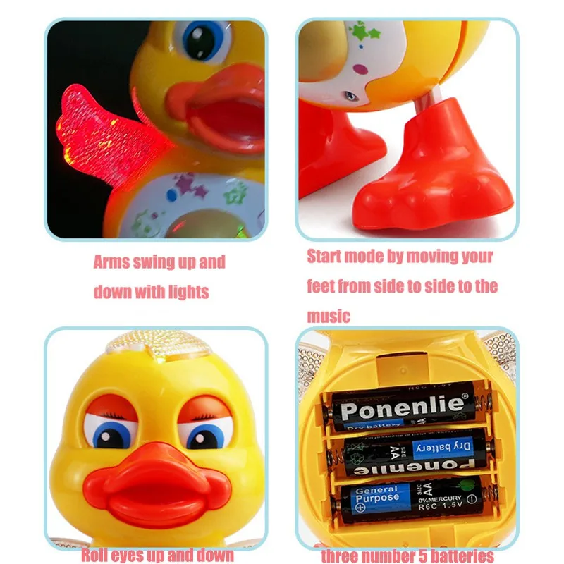 Juguete de Pato Bailarín Eléct - Kids Education Yes reseña y precio