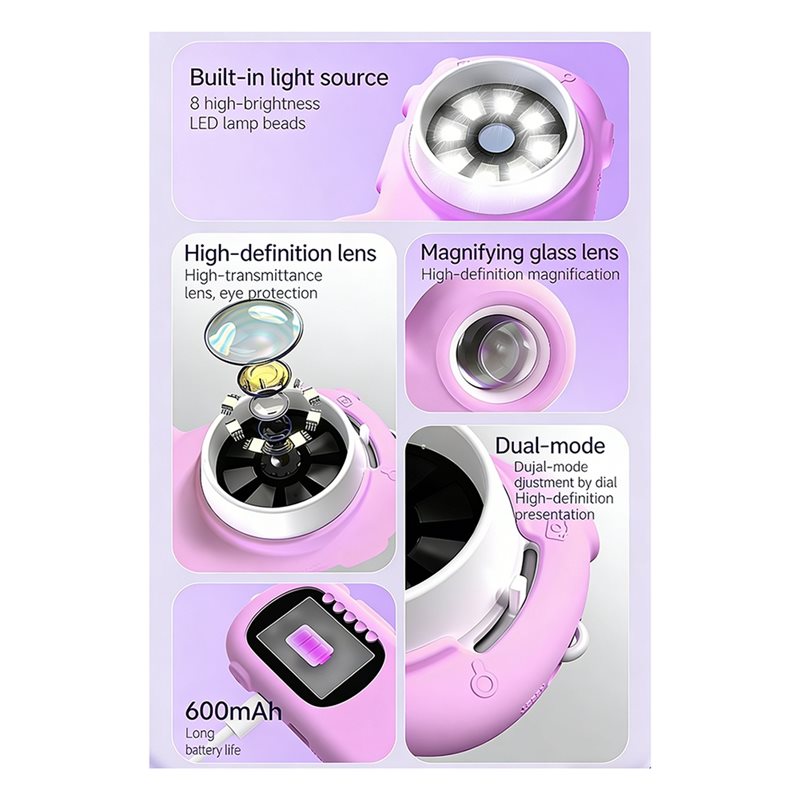 Microscopio 2 en 1 FBIL-2 para - Kids Educational Videos reseña y precio