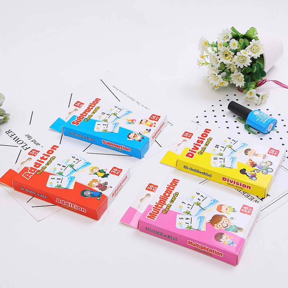 4 cajas de tarjetas de estudio - Game Educational For Kids Free reseña y precio