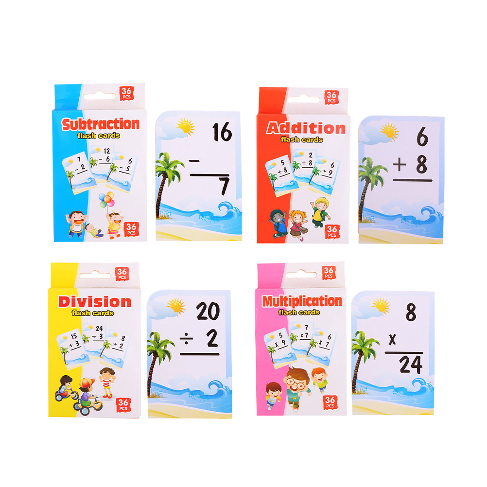 4 cajas de tarjetas de estudio - Game Educational For Kids Free reseña y precio