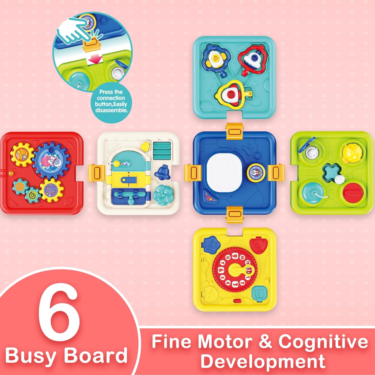 1 tablero de actividades Monte - Kids Education Yes reseña y precio