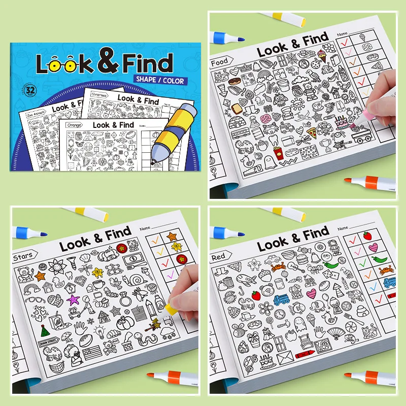 Libro de actividades de búsque - Game Educational For Kids Free reseña y precio