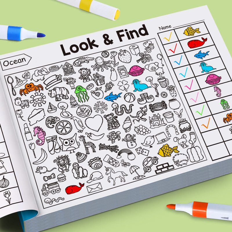 Libro de actividades de búsque - Game Educational For Kids Free reseña y precio